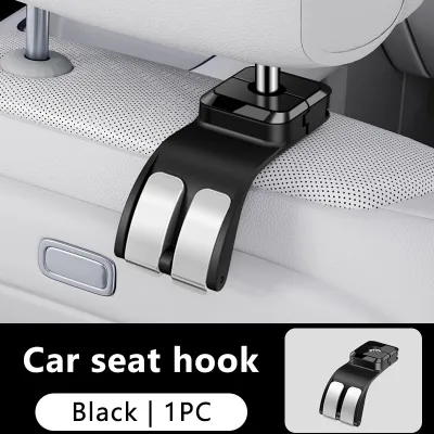 SEAMETAL Car Seat Hook Hanger Backseat Headrest Hanging Holder Multi-Function Car Organizer Storage Hook