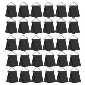 Triangular Spring Clips For Trampolines 30 Pack Galvanized Steel Wire Replacement Parts Ensures Safe Playtimes