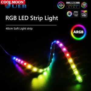 COOLMOON CM-LS40 5V ARGB Chassis Light Strip SATA 3PIN Desktop Computer RGB Lamp