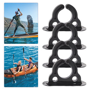 Sportschannel 2/4 cái kẹp giữ mái chèo kẹp giữ mái chèo bằng nhựa kẹp giữ mái chèo thuyền cao su phụ kiện thuyền