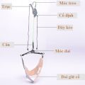 Đai Kéo Giãn Cột Sống Cổ Tại Nhà - Điều Trị Thoát Vị, Thoái Hóa, Đau Mỏi Cổ [Móc Treo]. 