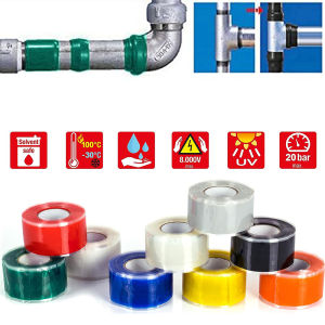 300cm Super Strong Waterproof Tape Duct Stop Leaks Seal Repair Tape Heat Resist Self Fusing Silicone Soft Rubber Adhesive Tape