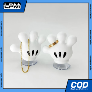 Tempat Sikat Gigi Aksesoris Mickey Palm Rak Sikat Gigi Tempel Dinding Multifungsi HM1018