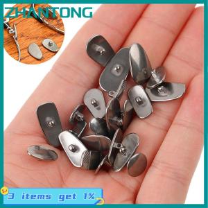 ZHANTONG แผ่นรองจมูก1คู่สกรูหยดน้ำตาไทเทเนียมสำหรับแว่นตาตัวยึดกันลื่น