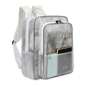 Toolkit Applicable Scenarios Worker Backpack Pvc Grid Antistatic Check Practical Transparent