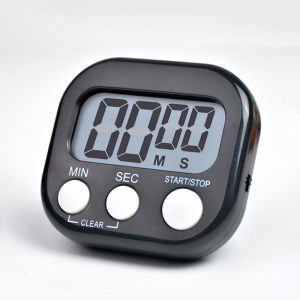 [SG Stock] Magnetic LCD Digital Kitchen Countdown Timer Alarm with Stand Practical Egg Cooking Timer Alarm Clock Stopwatch Fridge Magnet