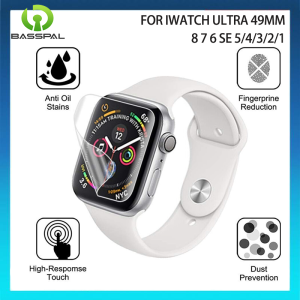 Screen Protector Clear Full Coverage Protective Film for i Watch 4 5 SE 6 7 8 41mm 45mm 40MM 44MM Not Tempered Glass for Apple Watch 3 2 1 38MM 42MM 49MM Ultra