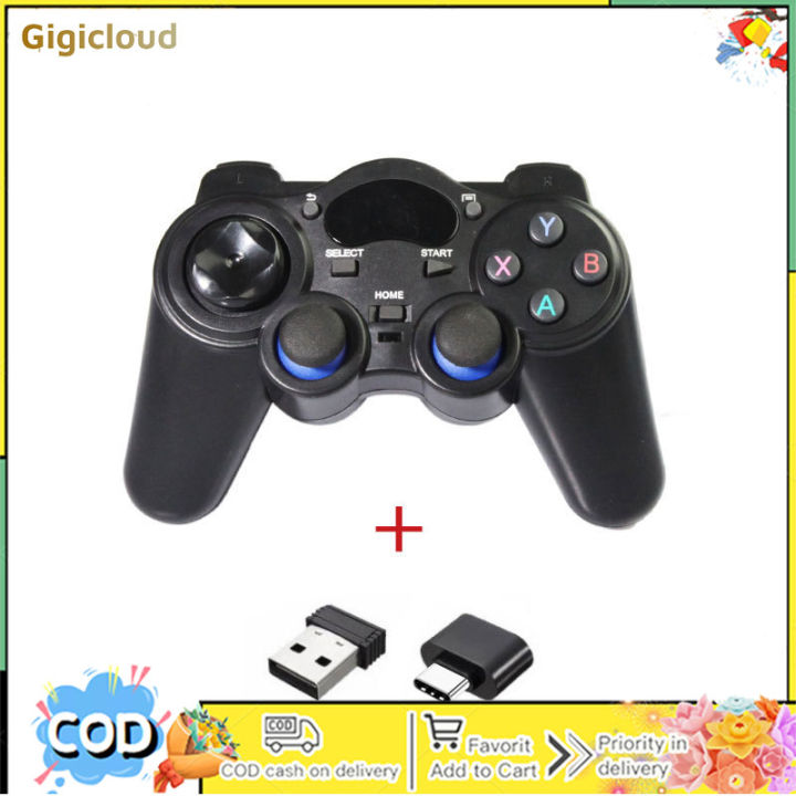 2.4G Wireless Controller PC Gamepads Gaming Joystick Compatible For ...