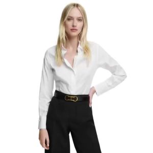 2026 Casual Women Long Sleeve Blouses Women White Tops Design Shirt Office Lady Blouse Elegant Classic Solid Top2026