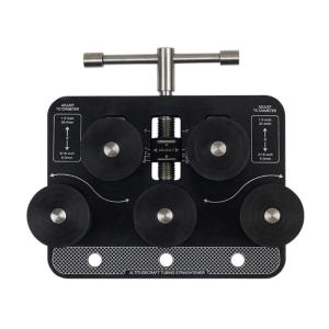 Industrial Fuels Line Tubing Straightener Tool With Adjustable Rollers For 3/16 To 1 Inch Diameter Metal Plastic Pipe