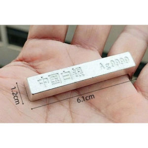 Thanh Vàng Thanh Bạc Phong Thủy 6.1cm – Thỏi Vàng Thỏi Bạc Kim Loại Mạ Vàng Mạ Bạc Trang Trí