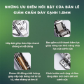 Bản lề giảm chấn inox, bản lề cửa tủ bếp, lõi đồng, tháo lắp nhanh, siêu dày 1.5mm, hàng chất lượng cao. 