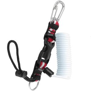 Quick Disconnect Rotating Snap Hook Lanyard Professional Scubas Gear Lanyard for Attaching Underwater Cameras Light