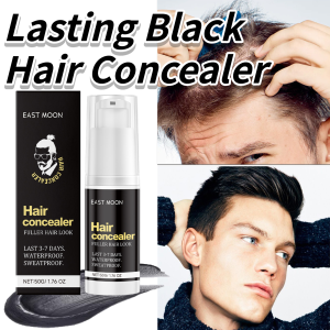 codMen Hair Waterproof Concealer Hairline Shadow Root Cover up Repair Forehead Makeup Durable Hair Concealer Liquid Cream 50g