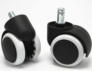 HEAVY DUTY 4PCS BESTGUARD PVC SWIVEL CASTER WHEEL 1.5" WITH LOCK