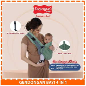 Gendongan Bayi 4 in 1 Gendongan Bayi Dialogue Baby Gendongan Kaos Geos Bayi