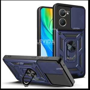 Case Vivo Y03 Vivo Y03T Case Robot Slide Kamera Protect Ringstand