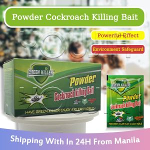 20Pcs Cockroach Killing Bait Powder Powerful Effect Cockroach Trap Bait 5Grams/Pack Eco-Friendly Insect Killer Bait Powder No Chemical Residue & Kill All Kind of Crawling Insect Great for Indoor Home
