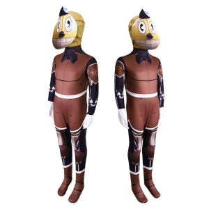 A STAR SHOP Zentai Bodysuit Cosmo Cosplay Costume Role Play Outfits with Headgear Robot Jumpsuit Jumpsuit Cartoon Anime The Electric State Clothing Adult Kids