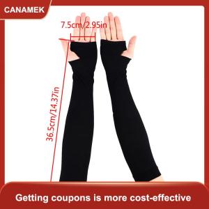 【CANAMEK 】 Ice Silk Sleeve Sunscreen Cuff Arm Uv Sun Protect AntiSlip Summer Outdoor Riding