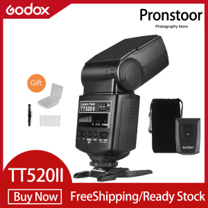 Godox TT520 II Flash TT520II with Build-in 433MHz Wireless Signal + Transmitter Kit for Canon Nikon Pentax Olympus DSLR Cameras