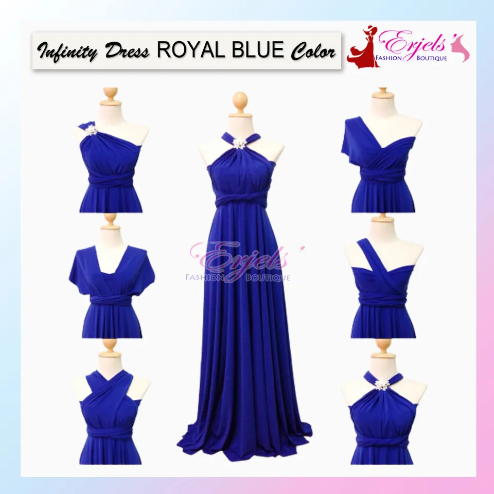 Royal Blue Convertible Dresses for Bridesmaids