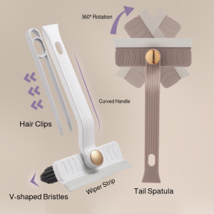แปรง ทําความสะอาด แปรงทําความสะอาด ไม่มีจุดบอด มนุษยธรรม ทนต่อการสึกหรอ กันลื่น ห้องน้ำบ้าน ทนทาน
