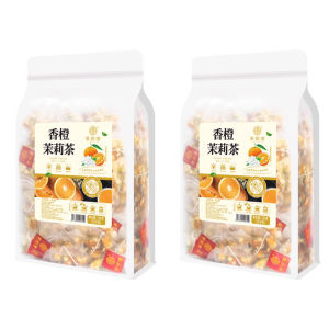 【🇸🇬 SG Seller】125g/25Packs Orange Jasmine Tea 香橙茉莉茶 Scented Tea Herbal Tea Decrease Spots Delay Skin Aging Relief Stress