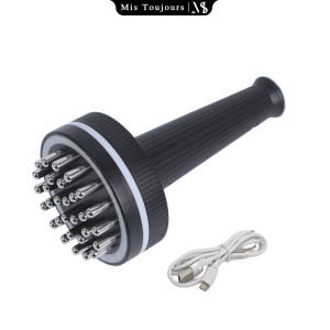 Wireless Health Dredge Meridian Massage Brush Detoxi Warm Moxibustion Microcurrent Body Slimming Massager Infrared Red Light Hot Compress Waist Belly Massage Relaxation Tool