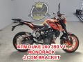 KTM DUKE 200 390 V1 Monorack With Fitment kit Set (for SEC 23L side box). 