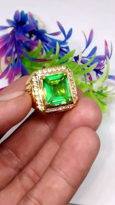 CINCIN BATU PERMATA ZAMRUD COLOMBIA NATURAL HIGH QUALITY