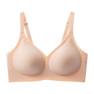 Large Breasts Invisible Bra Jelly Stripes Nonmarking Breathable Support Gathering Underwear/Big boobs invisible bra Jelly strip support gathered nonmarking breathable underwear