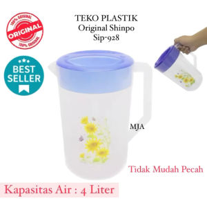 ( BISA COD ) PROMO TEKO PLASTIK SHINPO ESKAN FAMILIA SIP 928 / ESKAN PRIMERO 4L / TEKO AIR PLASTIK / CERET AIR PANAS DAN DINGIN / TEMPAT PENYIMPANAN AIR 4 LITER / Wadah Tempat Air Minum Mineral Eskan Familia Plastic Pitcher SPO-SIP-928 Water Jug Cerek