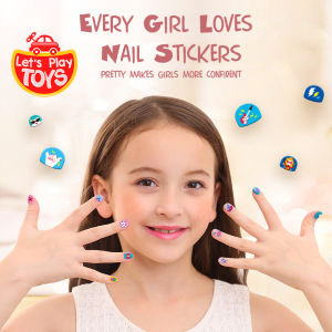 Saalin Nail Stickers Adorable DIY Gift for Kids 儿童时尚指甲贴