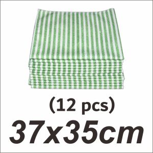 12pcs BABY BONBON Alas Ompol Bayi Lurik HIJAU 50x40cm 37x35cm Halus Popok Newborn