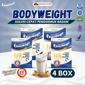 Susu Kambing Etawa Penggemuk Badan Efektif BodyWeight Susu Etawa untuk Penambah Berat Badan Paket 4 Box