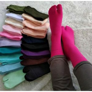 OKE LISTRIK | KAOS KAKI UMROH HAJI MUSLIMAH JEMPOL WANITA ANTI SLIP PANJANG PREMIUM TEBAL UMRAH