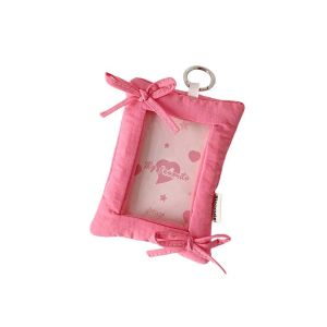 A LAU ของตกแต่งแขวน ที่ใส่โฟโต้การ์ดเกาหลี พร้อมพวงกุญแจ โบว์ ตัวป้องกันการ์ดไอดอล จอแสดงภาพแฟนคลับดาว แบบเกาหลี กล่องป้องกันการ์ด เพื่อนนักเรียน