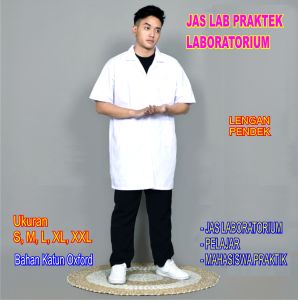 JAS LAB / JAS LABORATORIUM / JAS PRAKTEK LENGAN PANJANG & PENDEK PRIA WANITA