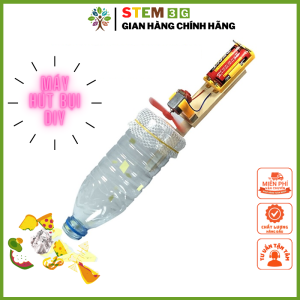 STEM DIY: Tự làm mô hình lắp ráp Máy Hút Bụi thủ công. Đồ chơi giáo dục khoa học dành cho trẻ mầm non tiểu học. STEM3G