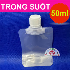 Túi Nhựa Chiết Mỹ Phẩm Du Lịch 50 ml Nhỏ Gọn