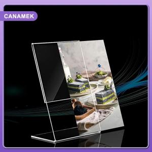 【CANAMEK】 Trong suốt Acrylic hình ảnh khung hai mặt khung ảnh thần tượng photocard chủ Máy tính để bàn trang trí hình ảnh