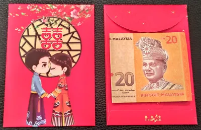 💖NEW 新款💖 Cute Funny Special Modern Design Chinese Wedding Red Packet Angpao (Variety Sizes) 可爱风趣特别现代设计中式婚礼红包（各种尺寸）
