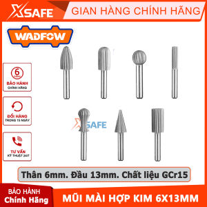 Mũi mài hợp kim 6x13mm WADFOW thân 6mm đầu 13mm mũi được sử dụng trên gỗ cao su nhôm (xử lý ba vớ)chính hãng