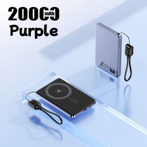 20000mAh Ultra-Thin Magnetic Wireless  PD 20W Fast Charging Portable