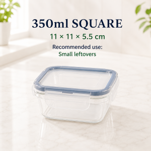 Leakproof Food Storage Container with Lid | BPA-Free PP Stackable Meal Prep Snack & Sauce Box | Microwave Freezer Dishwasher Safe | 60ml–1000ml