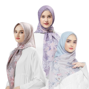 hijab motif tanpa label hijab instan terbaru 2024 segi empat