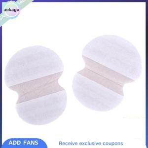 Aokago แผ่นซับเหงื่อรักแร้ใหม่100ชิ้นแผ่นป้องกันแผ่นดูดซับป้องกันใช้แล้วทิ้ง