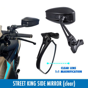 Motorcycle Street King Side Mirror v1 Clear Lens
