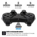 Ceozon PS3 Controller Wireless 2 Pack Gamepad Compatible with Sony PS3 Controller Wireless Remote Joystick with Charging Cables Black and Black. 